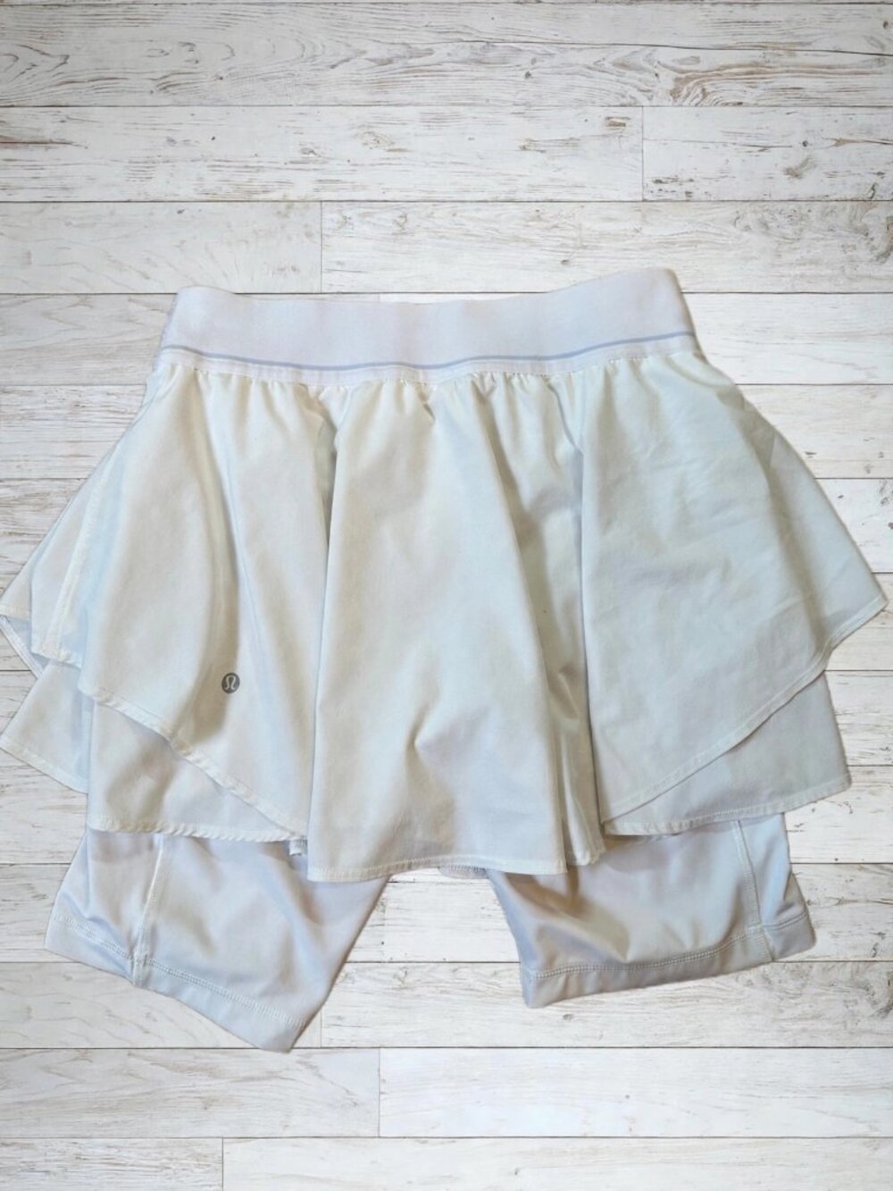 lululemon Court Rival High-Rise Tennis Skort White Size 8 LW8AE3S